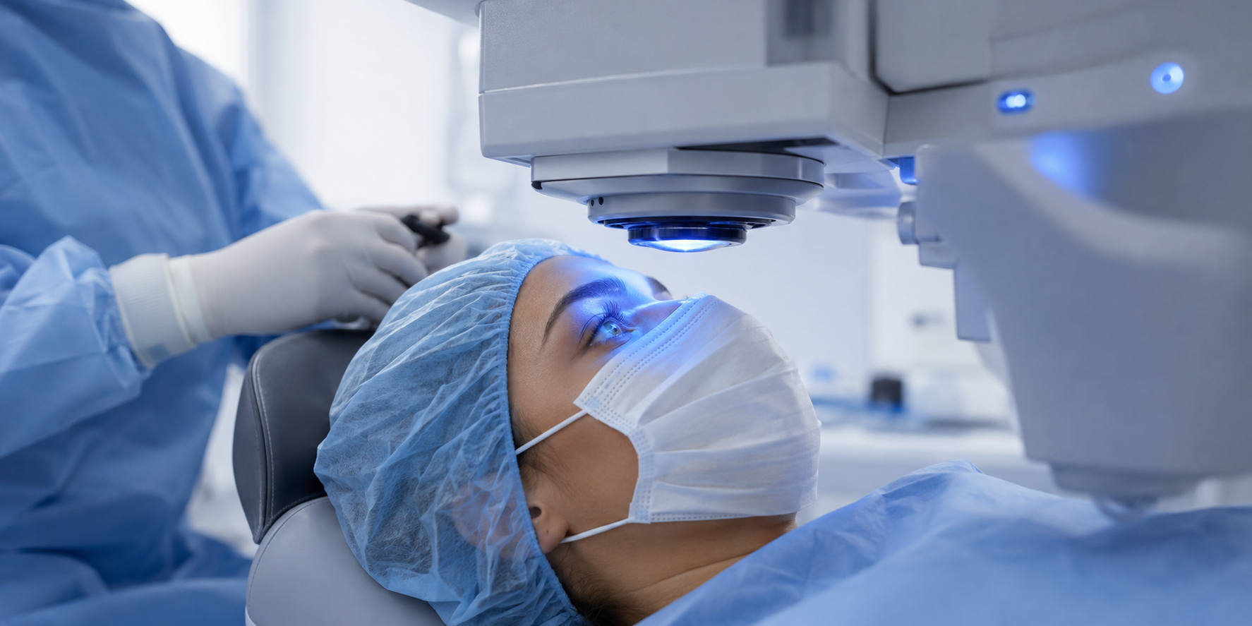 Cirurgia refrativa a laser no Hospital de Olhos de Concórdia